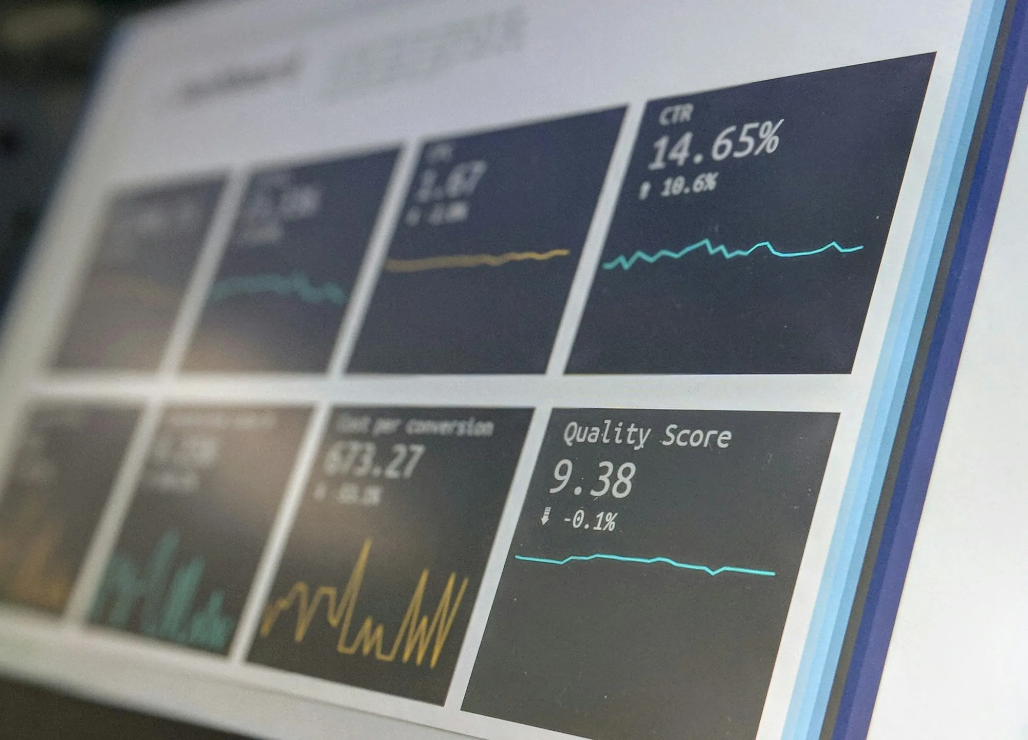 Process control screens monitoring a production environment